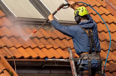 Démoussage et hydrofuge de toiture à Contrevoz